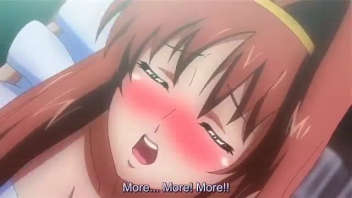 Hentai : Baise passionnée avec une rousse aux seins volumineux