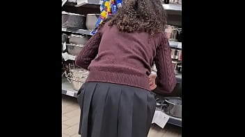 Voyeur MILF Mya Quinn - Short Skirt at the Market