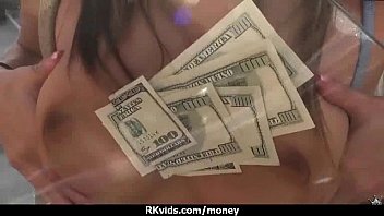 Young Asian slut fucks for money