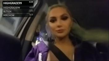 At Cathy's: Twitch Thot thinking she has an Uber driver