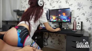 D.Va Nude Gamer Girl