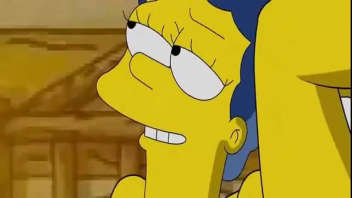 Scène de sexe animée entre Homer et Marge