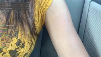 Marie Bx Exposes Her Thighs to the Public