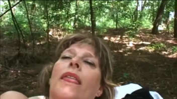 Juditta, a mature and naughty woman in the forest