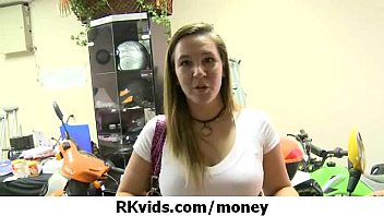 Amateur lesbians get fucked for cash