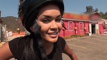 Ava and her motorcycle: Hot erotic videos