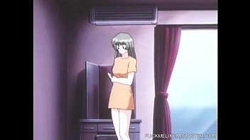 Hentai adolescente saki aoyama en trio duro