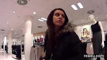 Hardcore seduction in Czech shopping mall