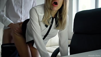 Intense office fuck