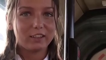 Siswet on a bus: Shocking anal dilation