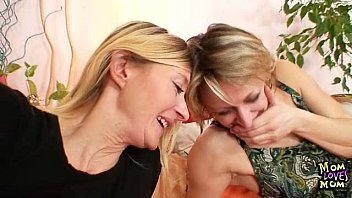 Two mature milfs in a hardcore video